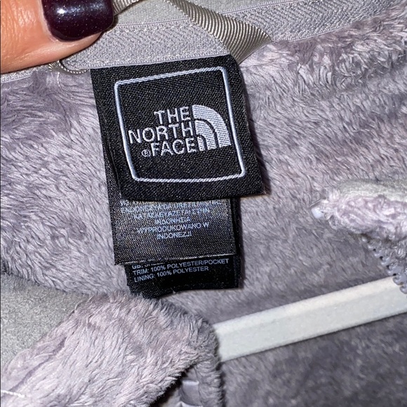 North face Furry Jacket Gray - Picture 2 of 2